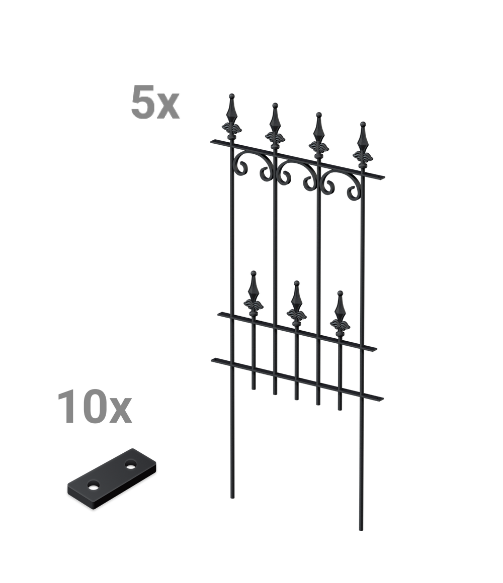 Steckzaun Lucca im Set Steckzaun Lucca im Set