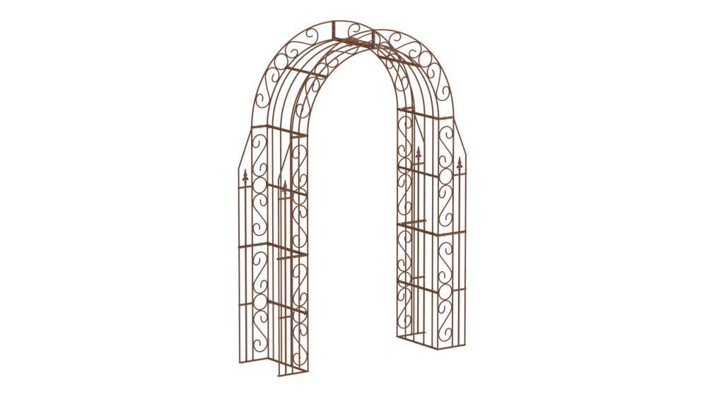 Rosenbogen Calabria in unbeschichtet als 3D-Modell Rosenbogen Calabria in unbeschichtet als 3D-Modell