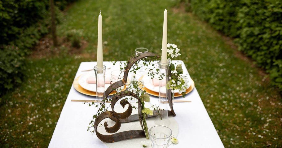 Tischdeko für Hochzeit & Hochzeitstag