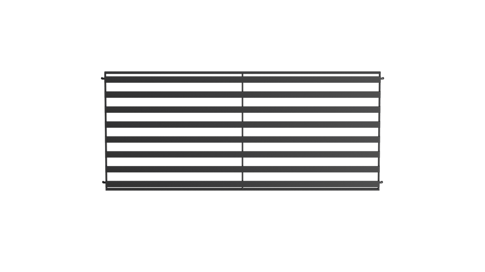 Pulverbeschichtet RAL 9005 Tiefschwarz