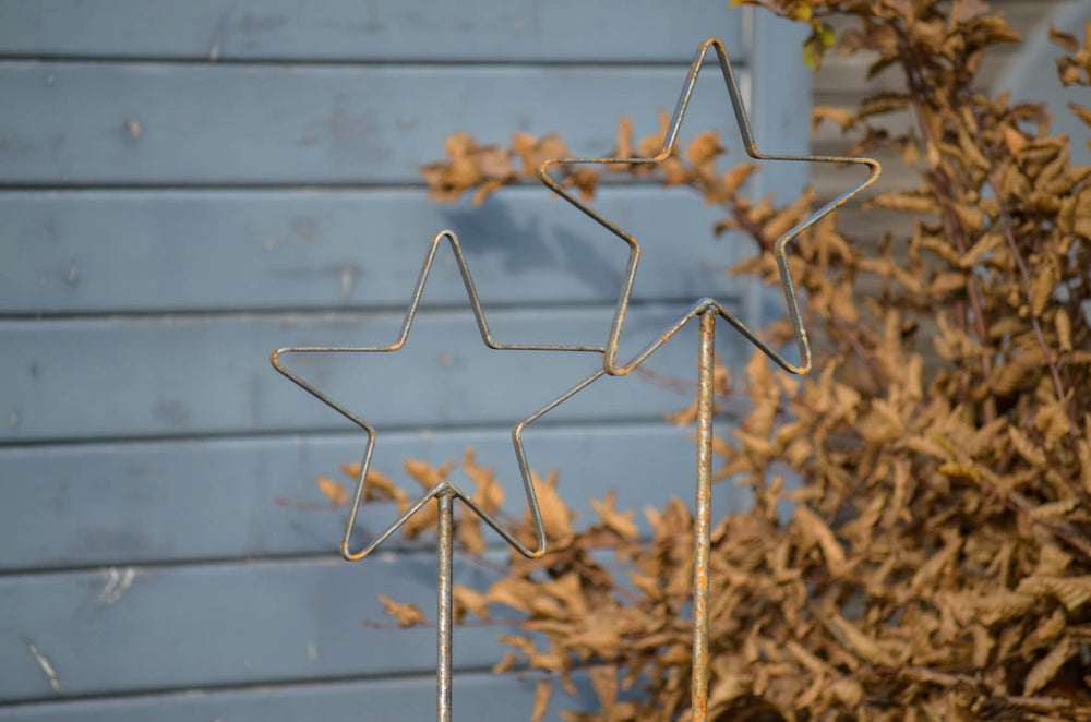 Rankstabset Tissano Detailansicht beide Stern-Spitzen unbeschichtet